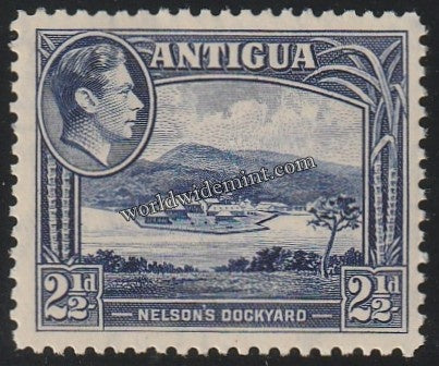 1938 - 1951 ANTIGUA - KING GEORGE VI TERCENTENARY MNH SG: 102