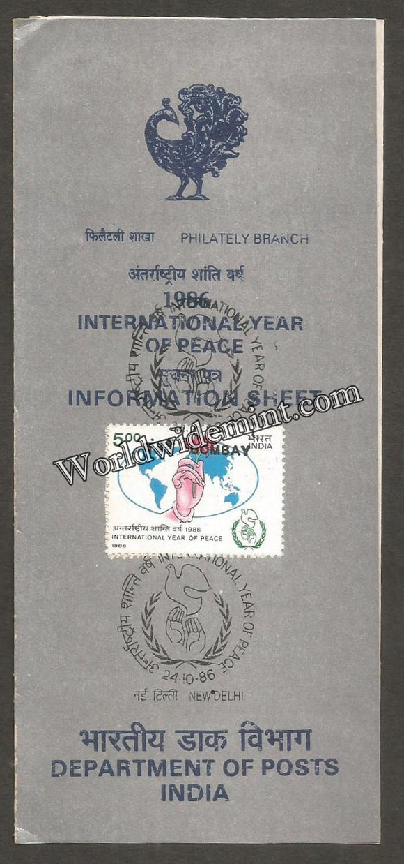 1986 International Year of Peace Brochure