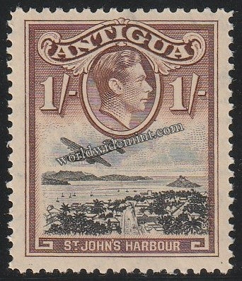 1938 - 1951 ANTIGUA - KING GEORGE VI TERCENTENARY BLOCK OF 4 MNH SG: 104 CV: £ 8