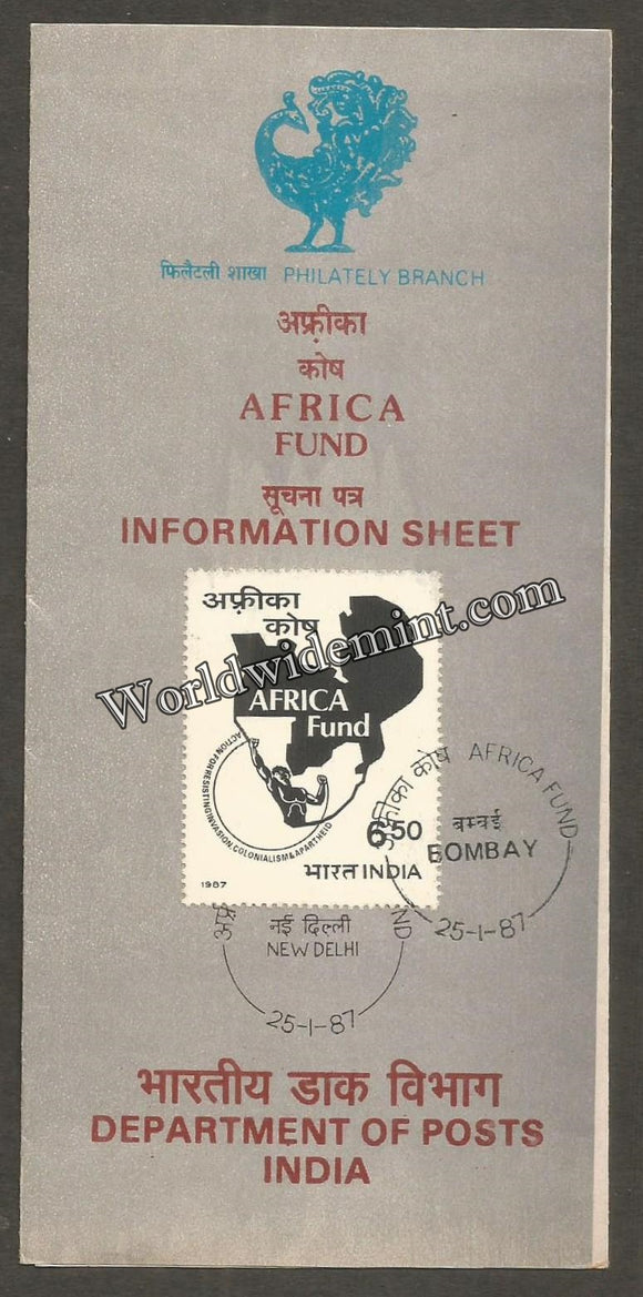 1987 Inaguration of Africa Fund Brochure