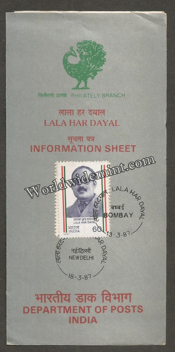 1987 Lala Har Dayal Brochure