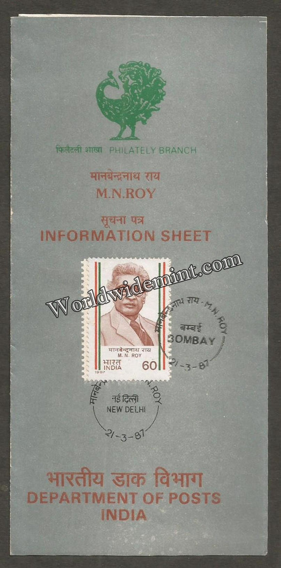 1987 Manabendra Nath Roy Brochure