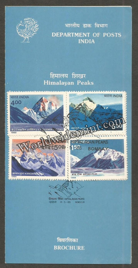 1988 Himalayan Peaks - 4v Set Brochure