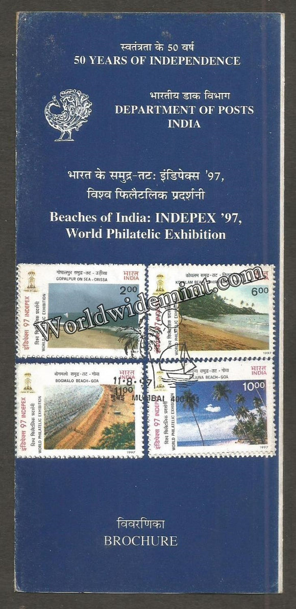 1997 Beaches of India - INDEPEX '97 - 4V Brochure