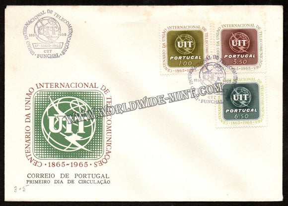 1965 Portugal UIT (Union of International of Telecommunication) FDC #FA232