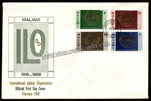 1969 Malawi International Labour Organization FDC #FA317