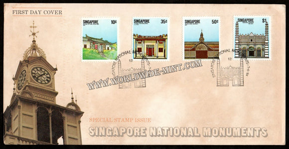 1984 Singapore National Monuments FDC #FA355