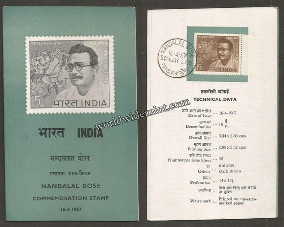 1967 INDIA Acharya Nandalal Bose Brochure