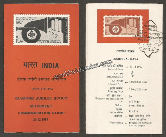 1967 INDIA Scout Movement in INDIA Brochure