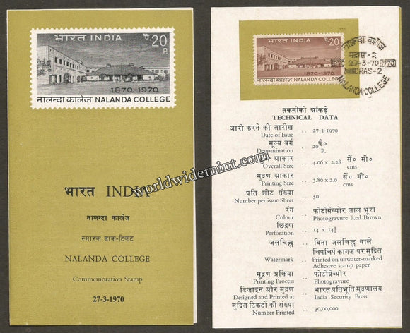 1970 INDIA Nalanda College Brochure