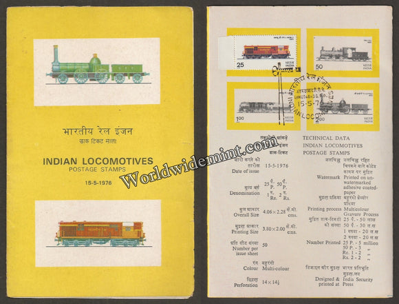 1976 Indian Locomotives - WDM 2 Diesel 1963 Brochure