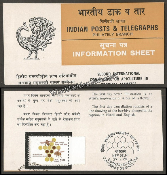 1980 2nd International Conference On Apiculture Brochure
