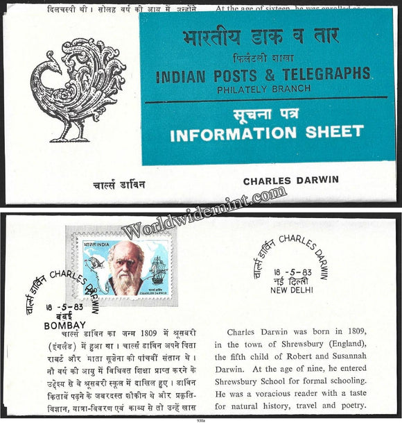 1983 Charles Robert Darwin Brochure