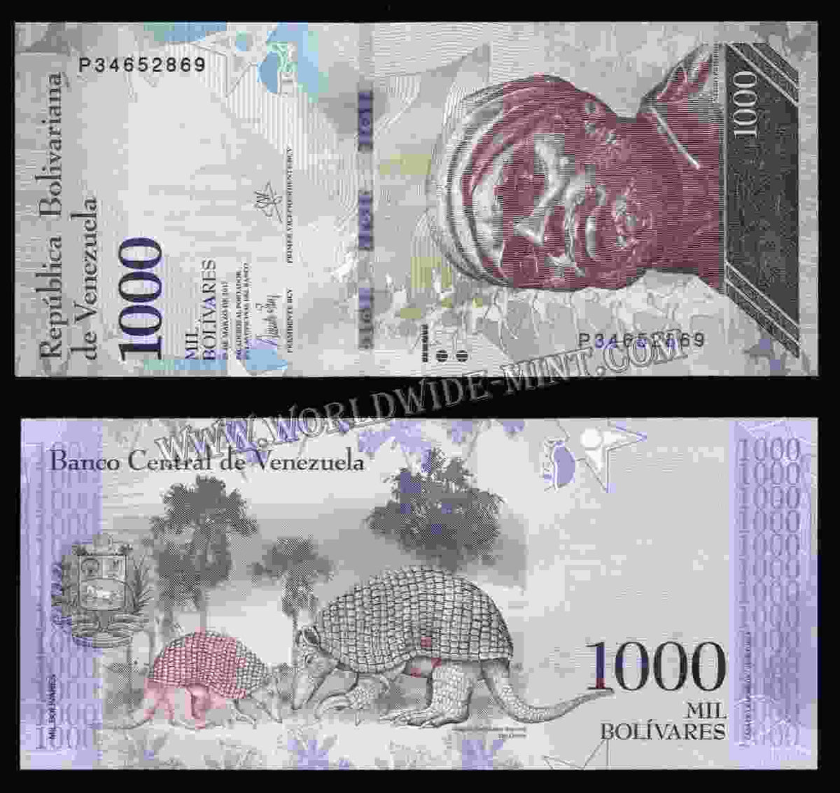 2020 Venezuela 1 Million Bolivares Banknote – Uncirculated UNC, Uncertified