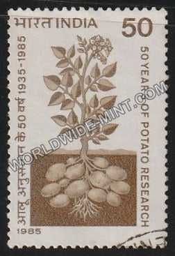 1985 50 Years of Potato Research Used Stamp