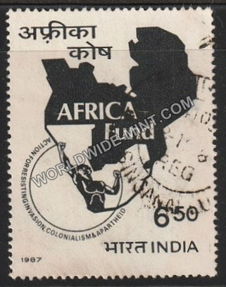 1987 Inaguration of Africa Fund Used Stamp