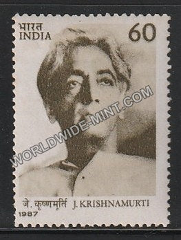 1987 J. Krishnamurti MNH
