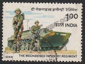 1988 The Mechanised Infantry Regiment Used Stamp