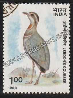 1988 Wild Life (Jerdon's Courser) Used Stamp