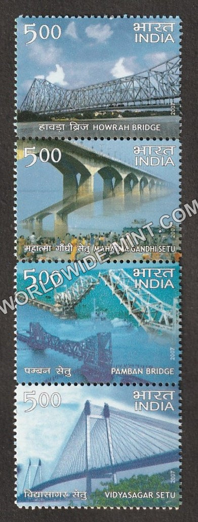 2007 Landmark Bridges Vertical setenant MNH