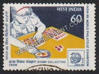 1989 India 89-Stamp Collecting Used Stamp