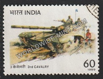 1989 3rd Cavalry Tank Regiment Used Stamp