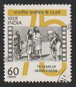 1989 75 years of Indian Cinema Used Stamp