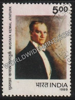 1989 Mustafa Kemal Ataturk Used Stamp