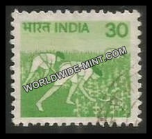 INDIA Harvest 6th Series(30) Definitive Used Stamp