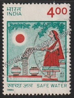 1990 Safe Drinking Water Used Stamp