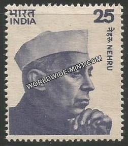INDIA Nehru - Large Portrait - Die II (25) Definitive MNH