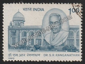 1992 Dr. S.R. Ranganathan Used Stamp