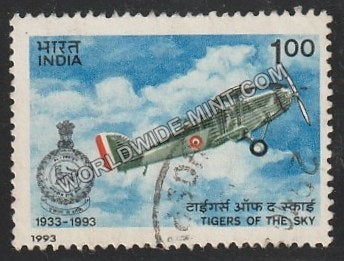 1993 1 SQN of IAF Used Stamp