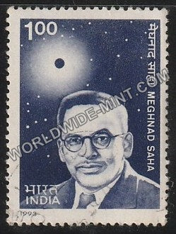 1993 Meghnad Saha Used Stamp