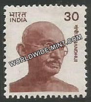 INDIA Gandhi - Small Portrait (30) Definitive MNH