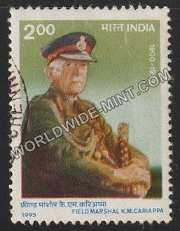 1995 Field Marshal K.M. Cariappa Used Stamp