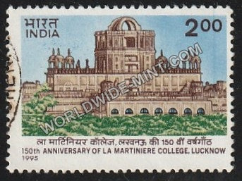 1995 150 Anniversary of La Martiniere College, Lucknow Used Stamp