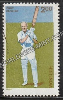 1996 Cricketers of India-Deodhar Used Stamp