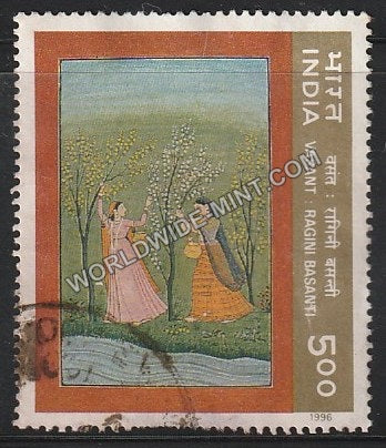 1996 Ritu Rang-Paintings-Vasant Used Stamp