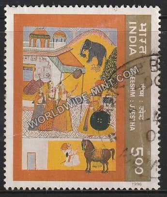 1996 Ritu Rang-Paintings-Greeshm Used Stamp