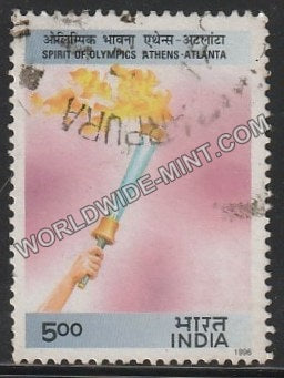 1996 XXVI Olympics - Olympic Torch Used Stamp