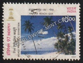 1997 Beaches of India-INDEPEX '97-Anjuna Beach - Goa Used Stamp