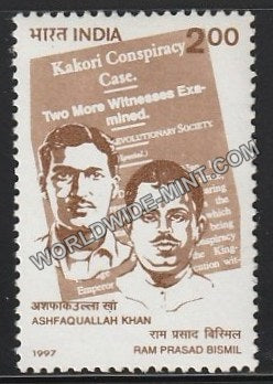 1997 Ram Prasad Bismil & Ashfaquallah Khan MNH
