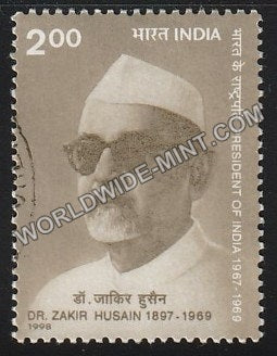 1998 Dr. Zakir Husain Used Stamp