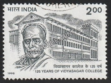 1998 125 Years of Vidyasagar College Used Stamp
