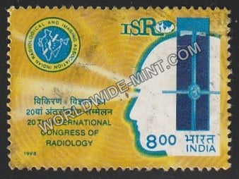 1998 20th International Congress of Radiology Used Stamp