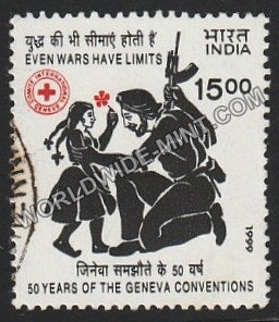1999 50 Years of the Geneva Conventions Used Stamp