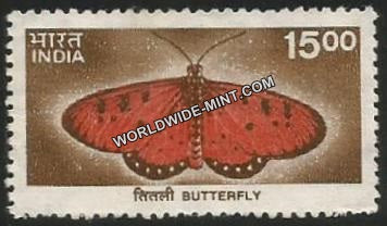 INDIA Butterfly 9th Series(15 00 ) Definitive MNH