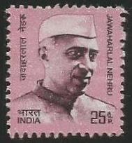 INDIA Jawaharlal Nehru 10th Series(25) Definitive Used Stamp