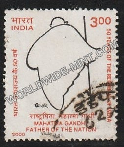 2000 Mahatma Gandhi Father of the Nation Used Stamp